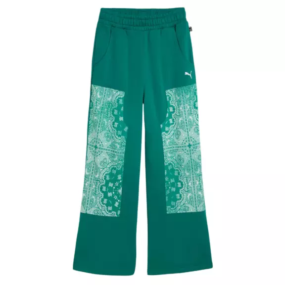 Puma Wms Basketball Shooting Stars Sweatpants "Wild Green"