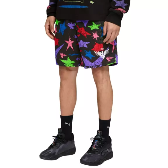 Puma X LaMelo Star Vision AOP 7" Short "Black-AOP"
