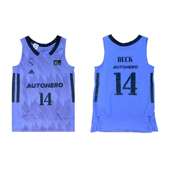 Real Madrid Camiseta Basket Niñ@ 2ª Equipación # 14 DECK #