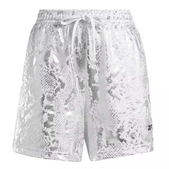 Reebok Wmns B-Ball Off-Court Allover Print Shorts 5" "White"
