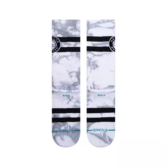 Stance Casual NBA Nets Dyed Crew Socks "Grey