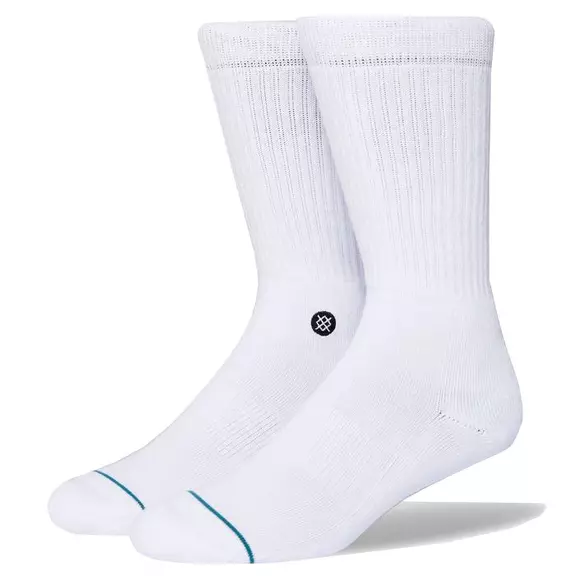 Stance Icon Classic Crew Socks "White"
