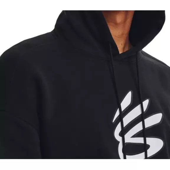 UA Curry Big Splash Pollover Hoodie "Black-White"