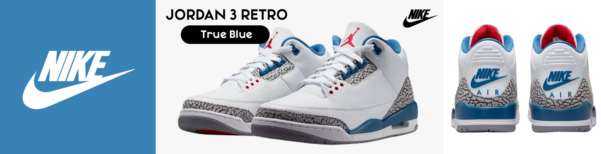 Jordan 3 Retro True Blue