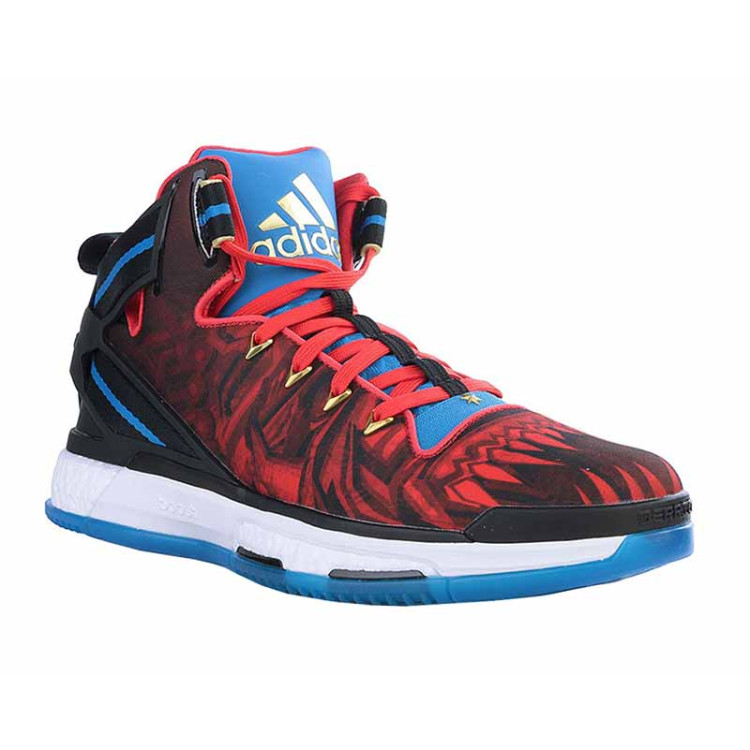 Adidas D Rose 6 Boost "Fire Monkey" (negro/rojo/azul)