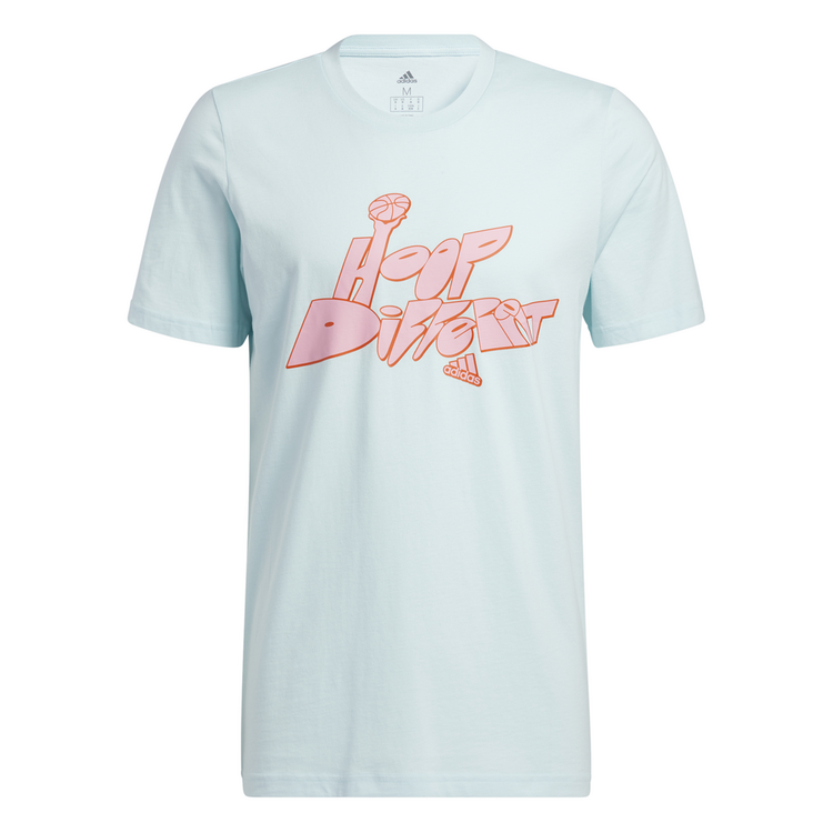 Ajouter au panier Adidas Basketaball Hoop Born Different Graphic Tee "Halo Mint" Adidas Basketaball Hoop Born Different Graphic Tee "Halo Mint"