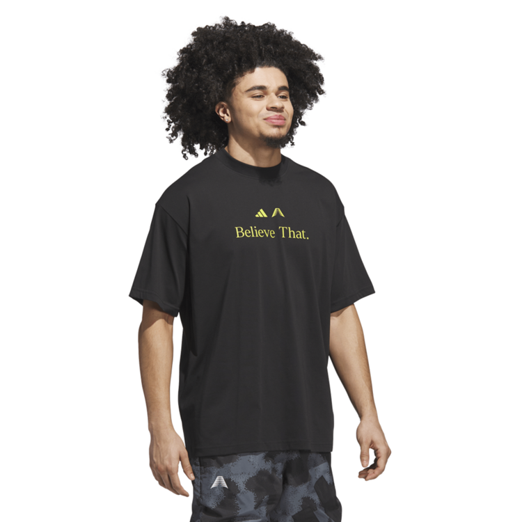 Ajouter au panier Adidas Basketball Anthony Edwards Believe That T-Shirt "Black/Preloved Lime" Adidas Basketball Anthony Edwards Believe That T-Shirt "Black/Preloved Lime"