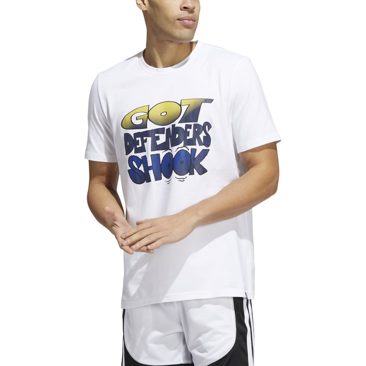 Ajouter au panier Adidas Basketball Got You Shook Graphic Tee "White" Adidas Basketball Got You Shook Graphic Tee "White"