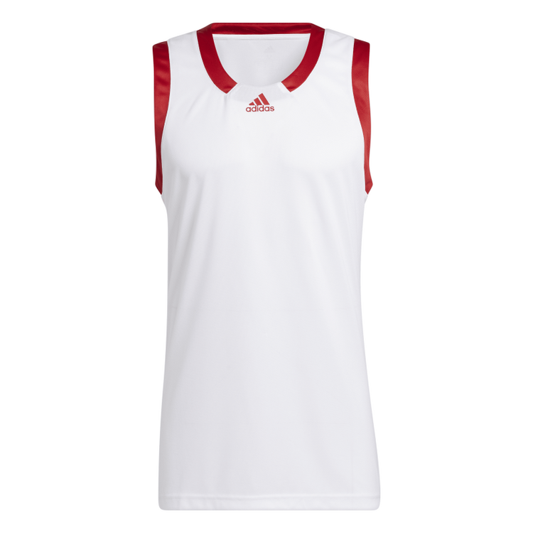 Adidas Basketball Icon Squad Jersey "White-Red"