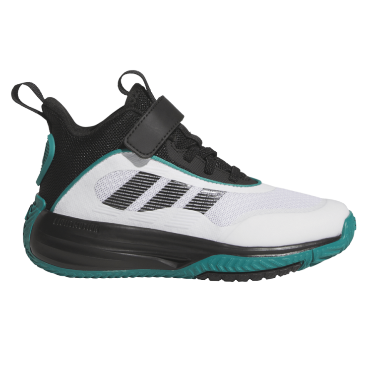 Adidas OwnTheGame 3.0 K "White/Black-Pure Teal"