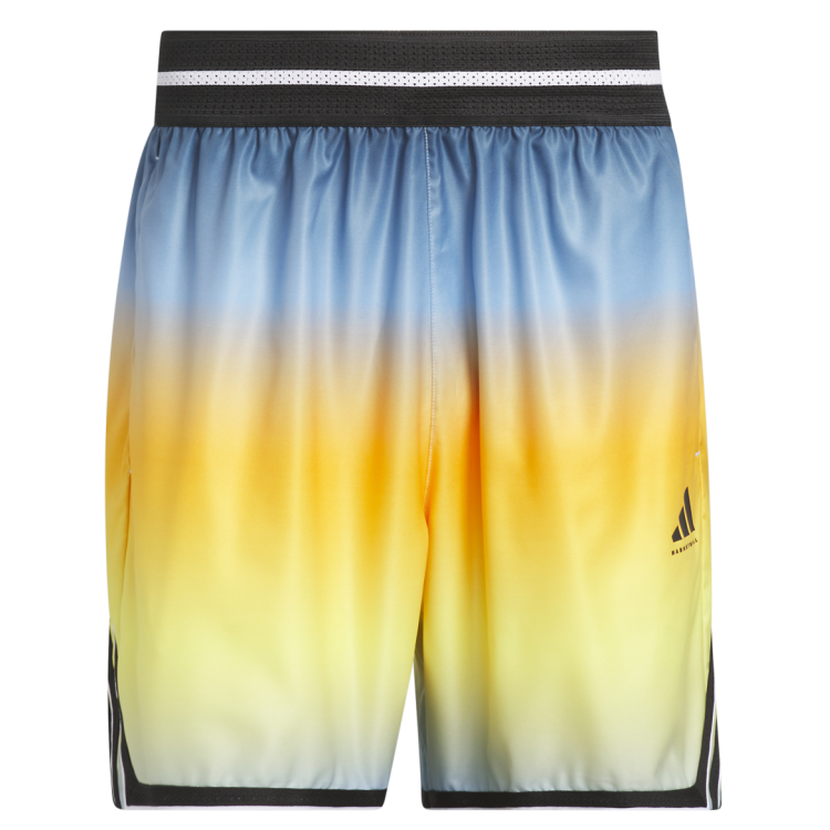 Adidas Short Basket Crazylite AOP 2 "Crew Yellow/Clear Sky"