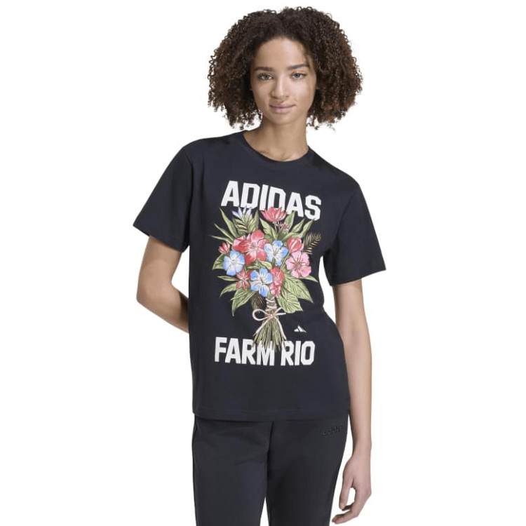 ADIDAS x FARM RIO GRAPHIC T-SHIRT "Black"