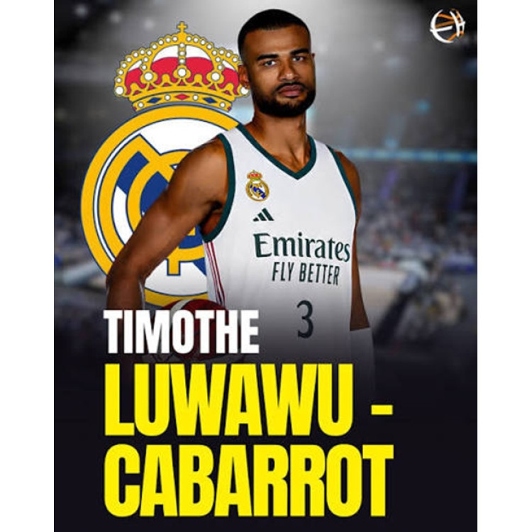 Camiseta Real Madrid Basket 1ª Equipación JR. 2026-27 # 3 LUWAWU-CABARROT#