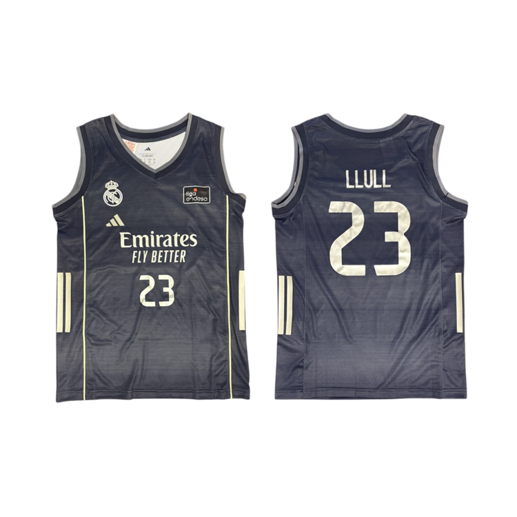 Camiseta Real Madrid Basket 2ª Equipación JR. 2025-26 # 23 LLULL #