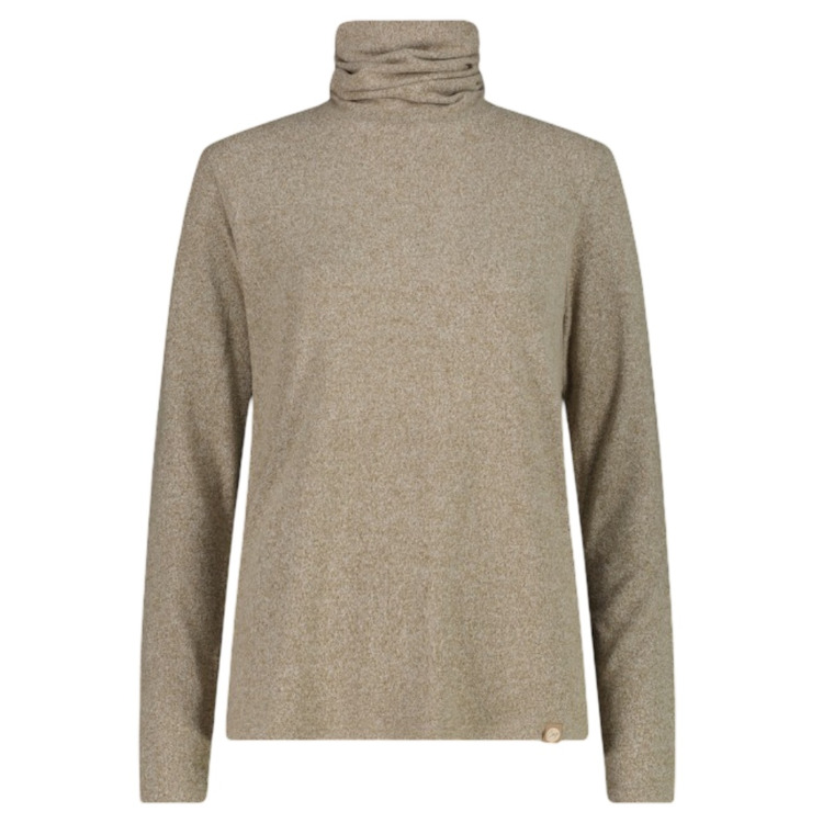 Campagnolo Heathered Turtleneck Sweater "Tabacco"