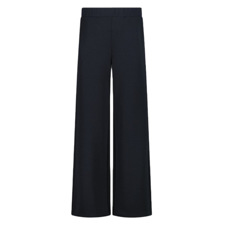Campagnolo Long Wide-leg Trousers Modal "Black"