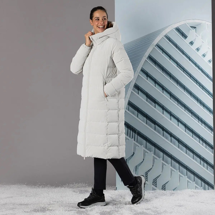 Ajouter au panier Campagnolo Women's Nylon Silk Touch Hooded Coat "Gesso" Campagnolo Women's Nylon Silk Touch Hooded Coat "Gesso"