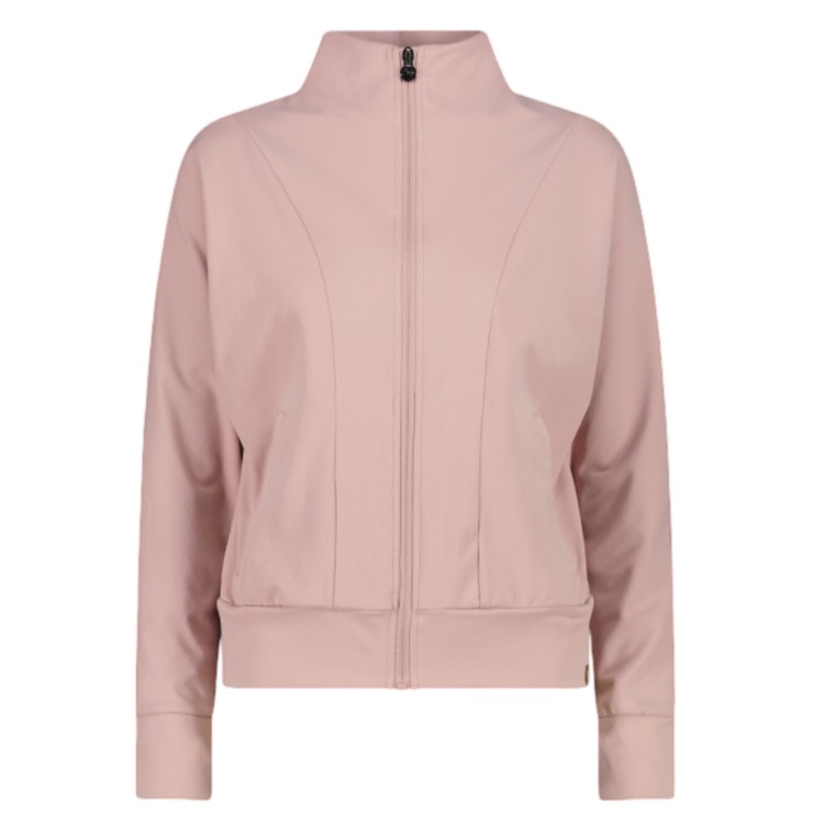 Campagnolo Zip-up Sweatshirt with High Neck "Romantic Rose"