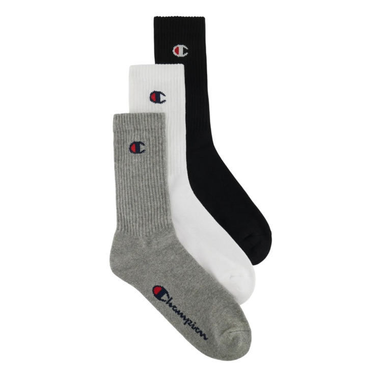 Ajouter au panier Champion 3 Pack Crew C Logo Socks "Grey" Champion 3 Pack Crew C Logo Socks "Grey"
