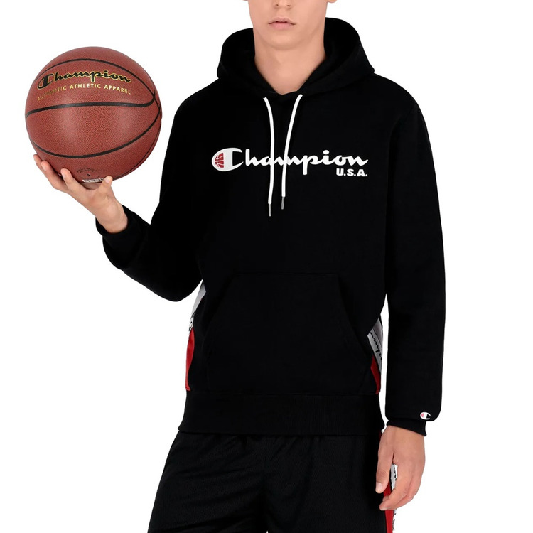 Ajouter au panier Champion Basketball USA Script Logo Tape Fleece Hoodie "Black" Champion Basketball USA Script Logo Tape Fleece Hoodie "Black"