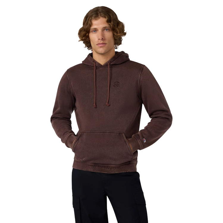 Champion Men’s Washed Fleece Hoodie Icons "Brown"
