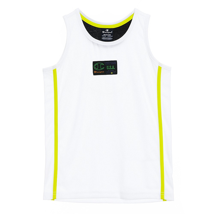 Champion Kids Basketball Neon Sport Tank Top "White"