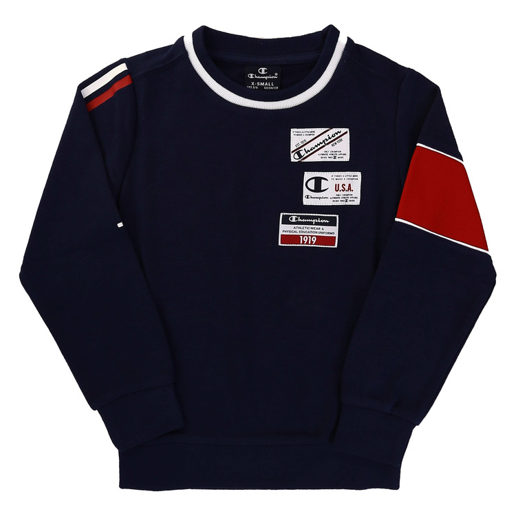 Ajouter au panier Champion Kids Legacy Basketball Tape Logo Crewneck Sweatshirt "Navy" Champion Kids Legacy Basketball Tape Logo Crewneck Sweatshirt "Navy"