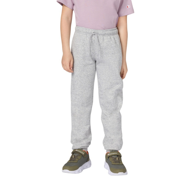 Champion Kids Rib Cuff Fleece Pants Icons "Light Grey"