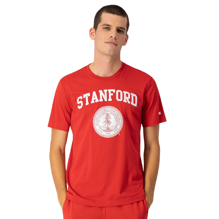 Ajouter au panier Champion Legacy University Stanford Logo Crewneck T-Shirt Champion Legacy University Stanford Logo Crewneck T-Shirt