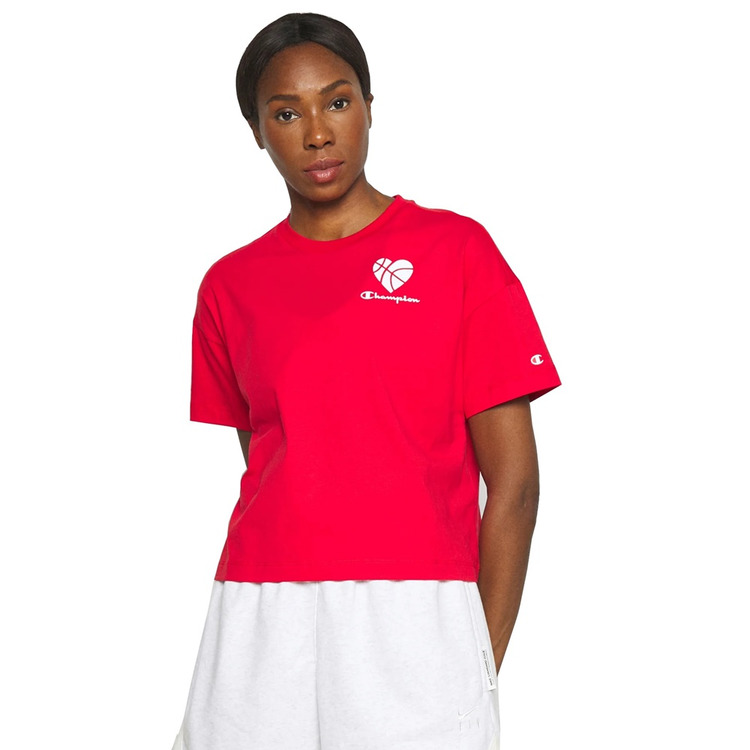 Ajouter au panier Champion Legacy Wm´s Logo Love Crewneck Tee "Red" Champion Legacy Wm´s Logo Love Crewneck Tee "Red"