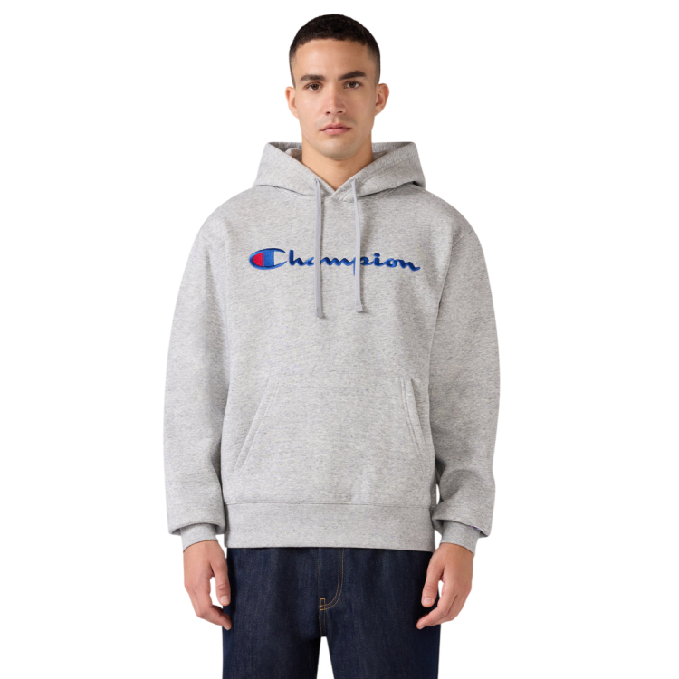 Champion Men’s Fleece Hoodie Relaxed Fit "Gray"