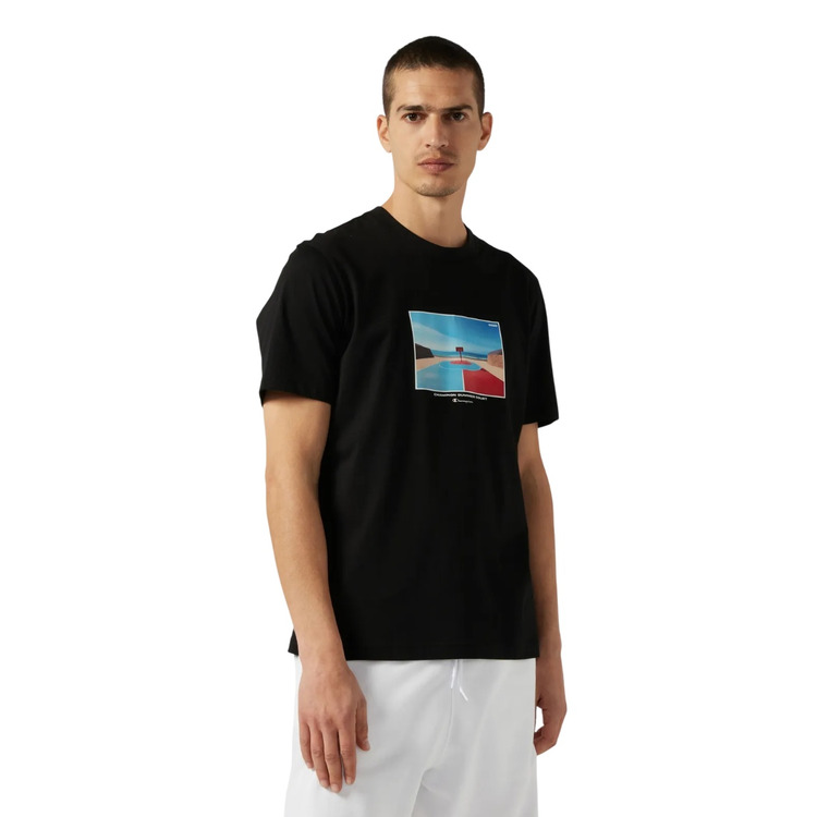 Champion Basketball C-Table Back Print T-shirt "Black"