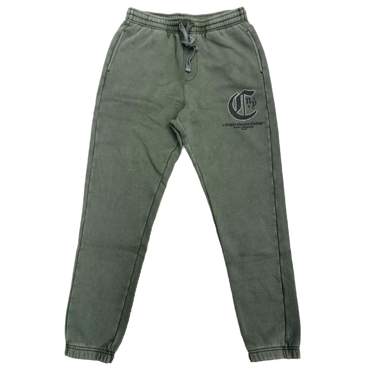 Champion Rochester Garment-Dyed Heavy Fleece Cuff Pants "Olive Green"