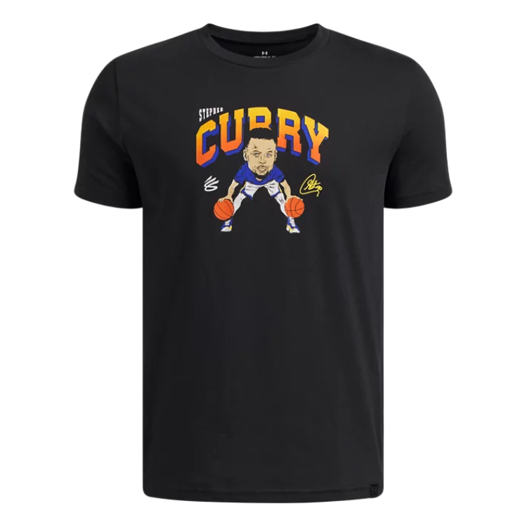 Curry Animated Boy´s T-shirt "Black"