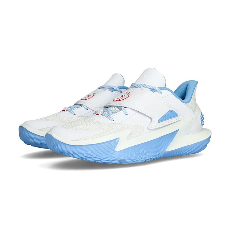 Curry De'Aaron Fox 2 Blue Flame "White/Blue"