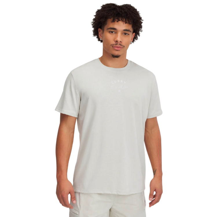 Curry Men's Heavyweight Verbiage T-Shirt "Summit White"
