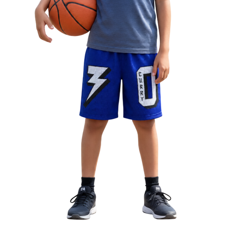 Curry Signature Boys' Shorts "Royal-Blue"