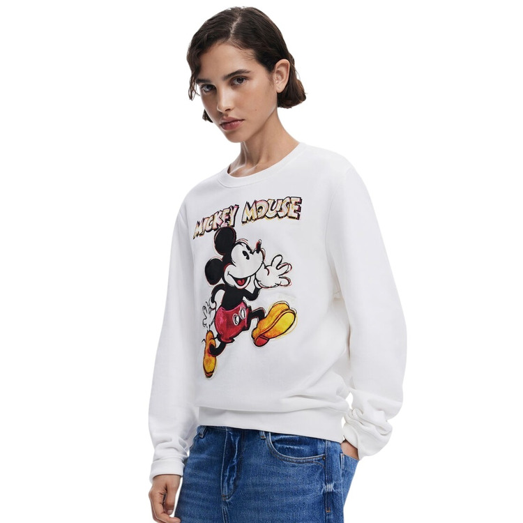 Desigual Mickey Mouse Sweatshirt "White"