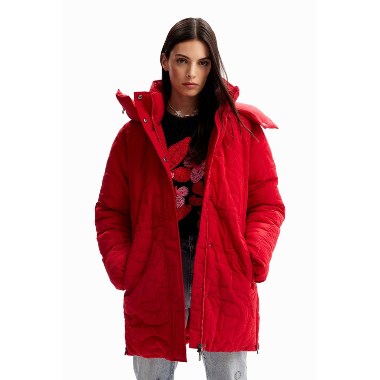 Ajouter au panier Desigual Padded Zips Coat "Carmine" Desigual Padded Zips Coat "Carmine"