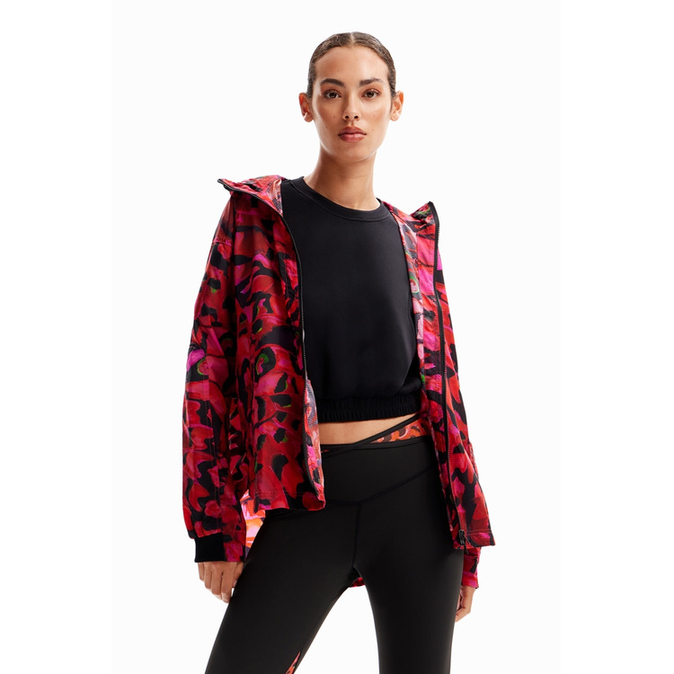 Desigual Short Butterfly Sport Jacket "Carmine"
