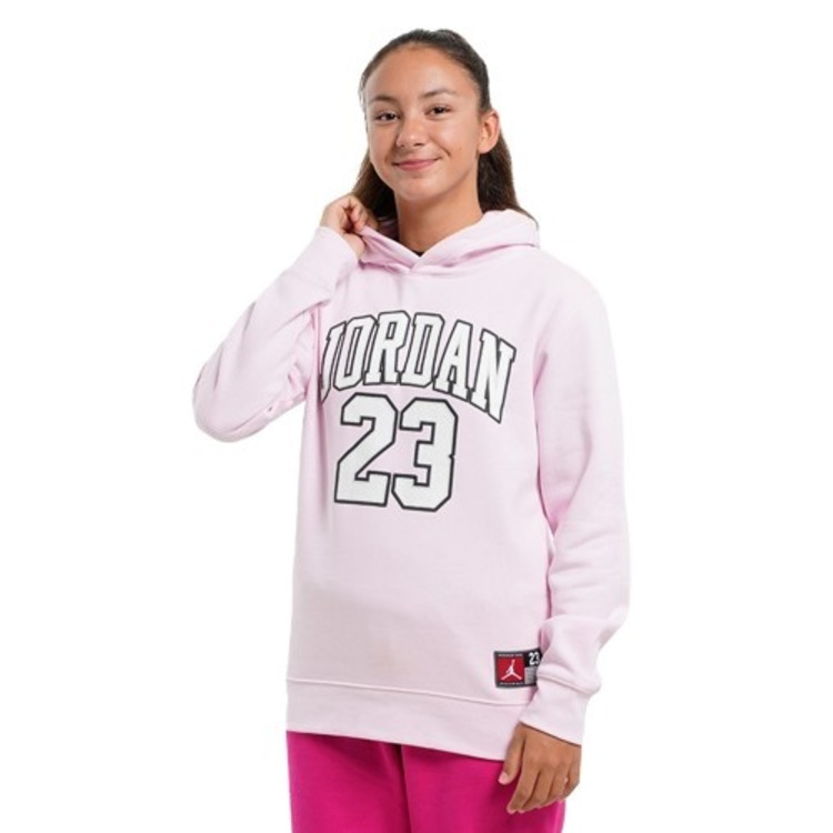 Ajouter au panier Jordan Girls HBR Logo 23 Fleece Pullover Hoodie "Pink Foam" Jordan Girls HBR Logo 23 Fleece Pullover Hoodie "Pink Foam"