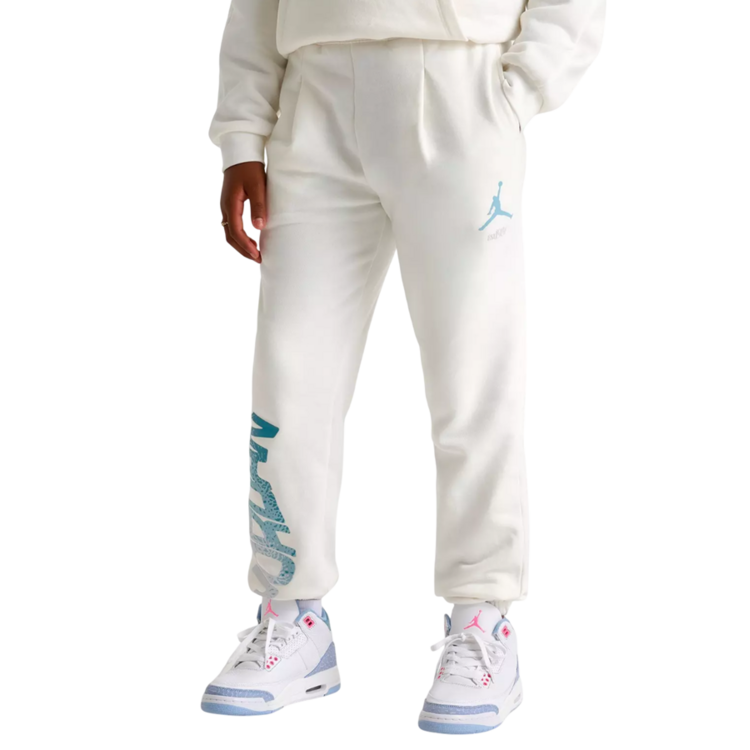 Jordan Girls Jumpman Club Pleated Fleece Pants "Sail"