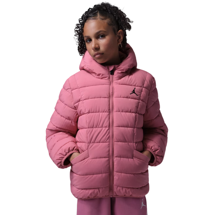 Jordan Girls Midweight Active Puffer Jacket "Desert Berry"