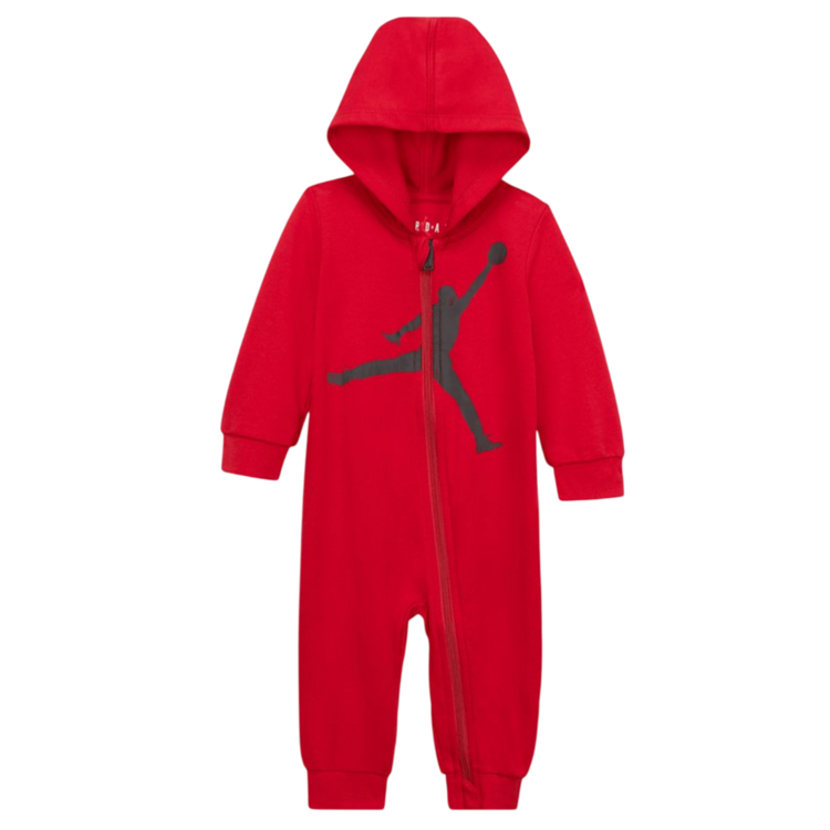 Jordan Infants Air Jumpman Hooded Coverall "Gym Red"