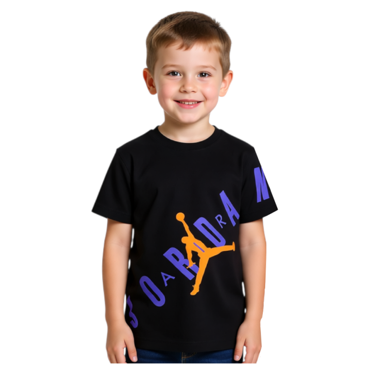 Jordan Infants Jumpman Stretch Graphic Tee "Black"