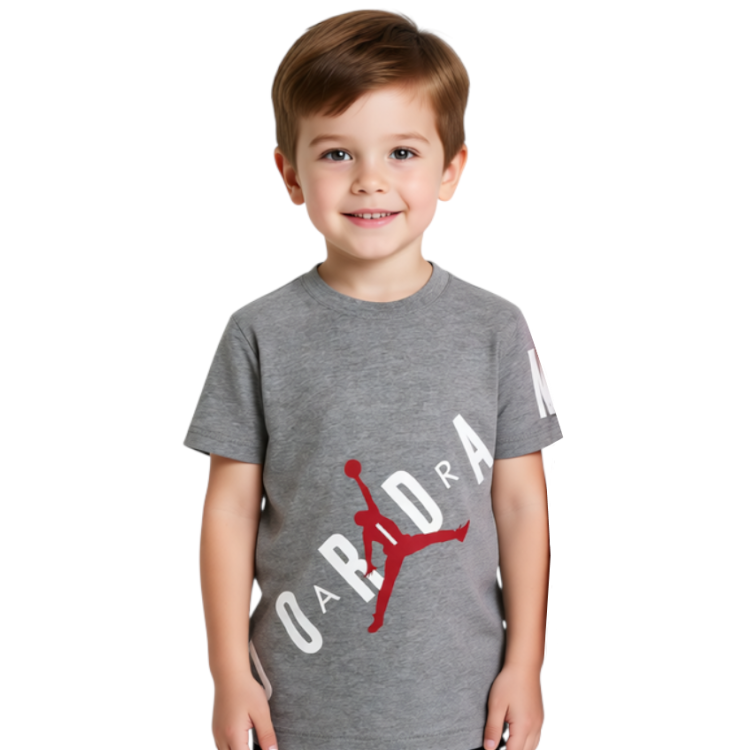 Jordan Infants Jumpman Stretch Graphic Tee "Carbon"