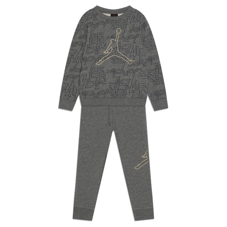 Jordan Infants Jumpman Take Flight Crew Neck And Joggers Set "Carbon"