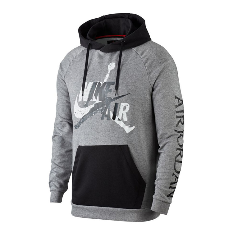Jordan Jumpman Classics Fleece Pullover Hoodie "CarbonHeather"