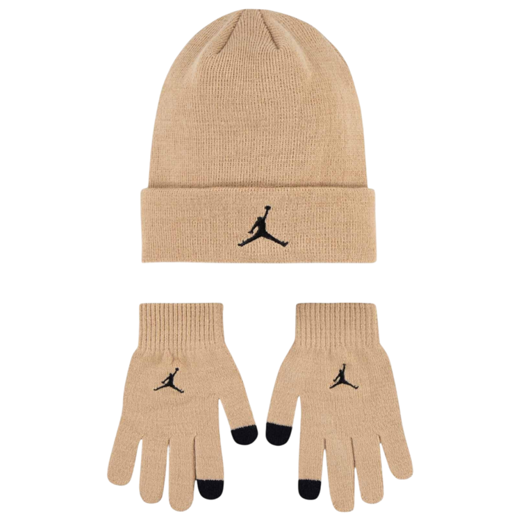 Jordan Kids Essential Beanie and Gloves 2Piece Set "Hemp"