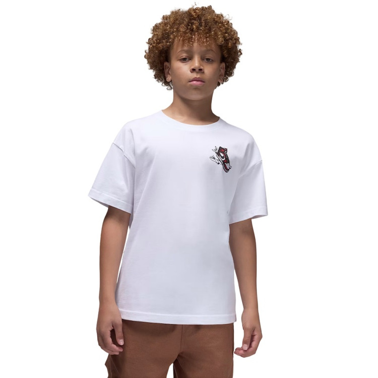 Jordan Kids JDB Air Jordan Has Landed SS Tee "White"